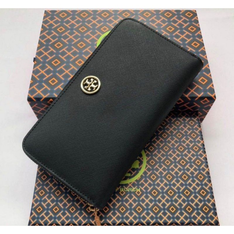 Tory Burch Robinson Long Wallet - Original 100%