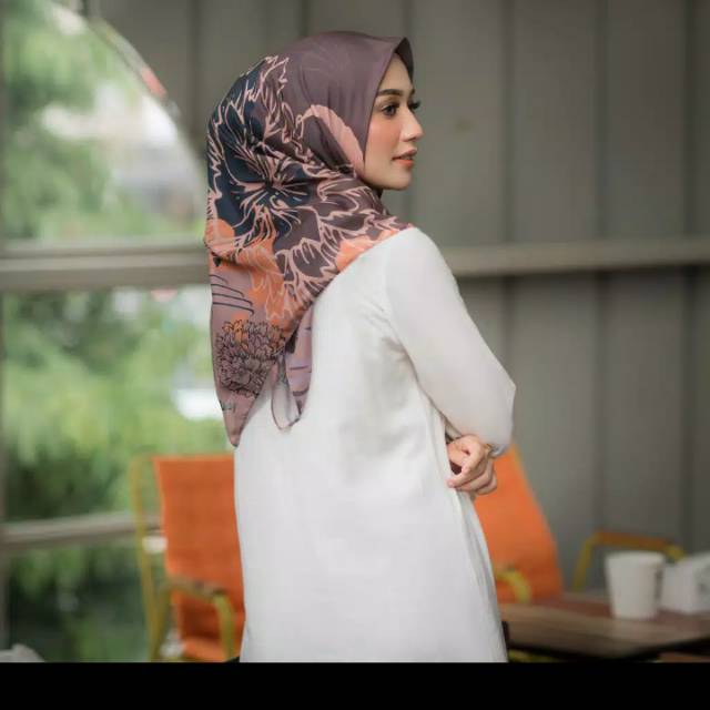 Jilbab segi empat brand My lady hijab size 115x115