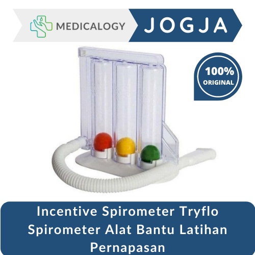 Alat Bantu Latihan Pernapasan Incentive Spirometer Tryflo Spirometer