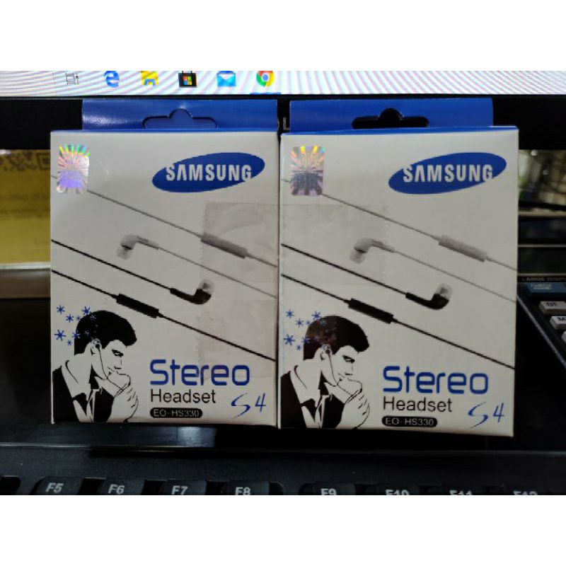 HF HEADSET/EARPHONE SAMSUNG ORI 100% S4/HS-330 + MIC STEREO PACK DUS