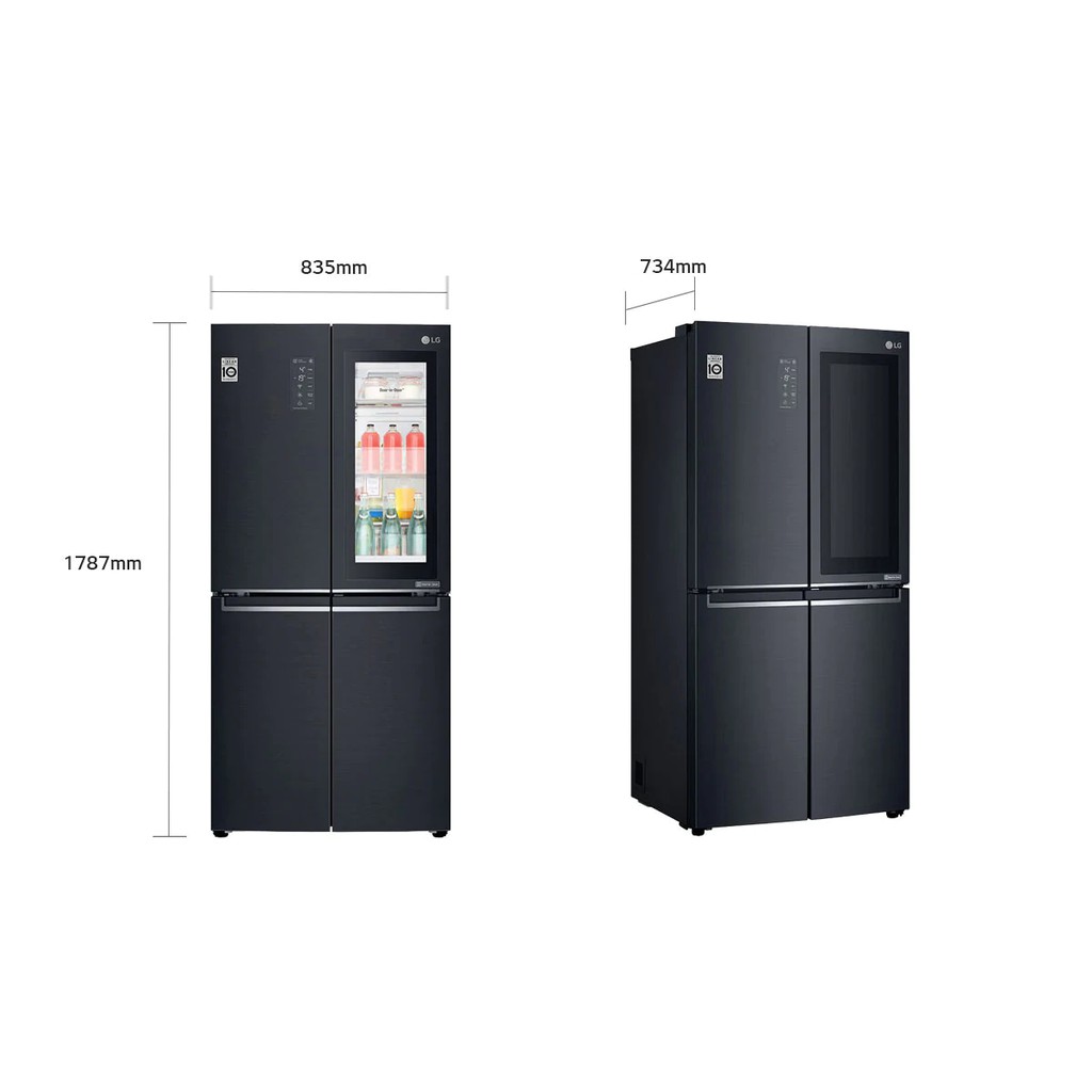 Kulkas Lg Side Side Multi Door Instaview Gcq 22 Ftqkl Gcq22ftqkl Empat Tu Lg 600 Liter Indonesia