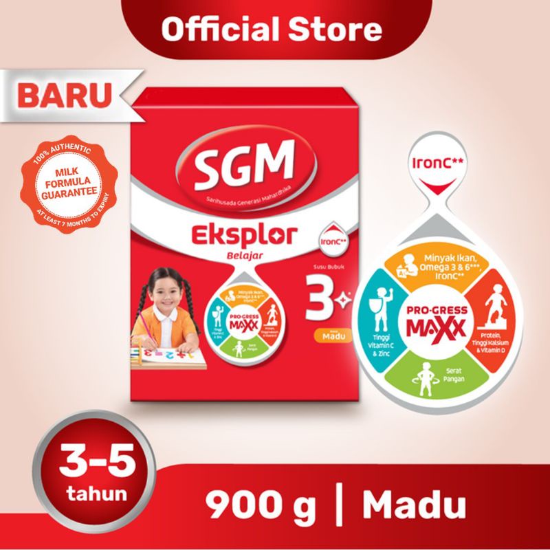 Jual Susu SGM 3plus 900gr SGM EKSPLOR 3+ madu