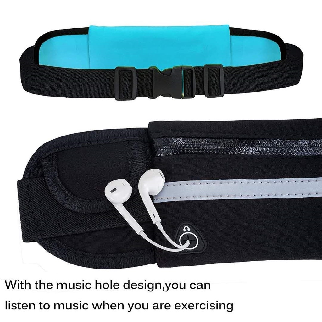 Tas Pinggang Olahraga Waist bag Running Belt Sepeda Lari Fitness Import High Quality