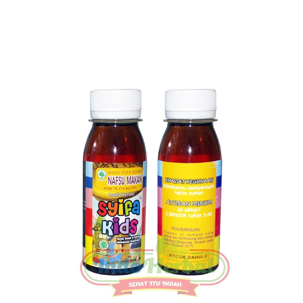 HERBAL HIU MADU Anak Syifa Kids Nafsu Makan 100ml