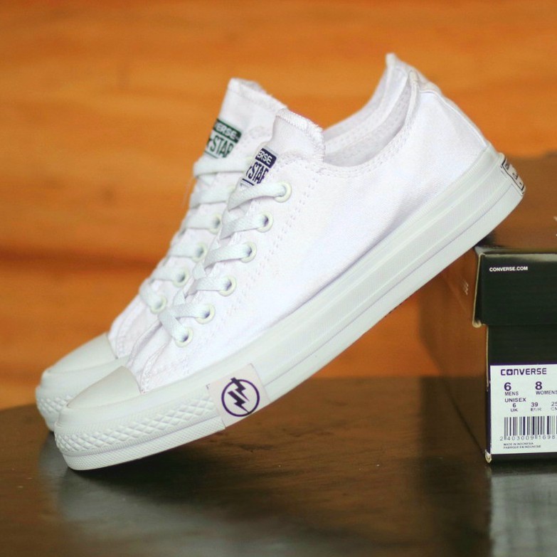 (COD) Sepatu Converse All Star Fashion Pria Wanita Putih High l0w Premium