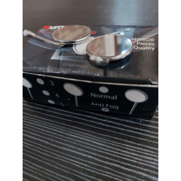 Kaca Mulut anti Embun No 5 isi 12 pieces Dental Mirror front Surface