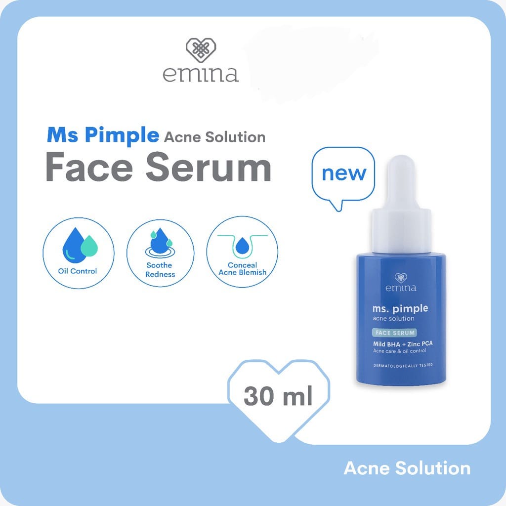 EMINA Ms Pimple Acne Solution Face Serum 30ml