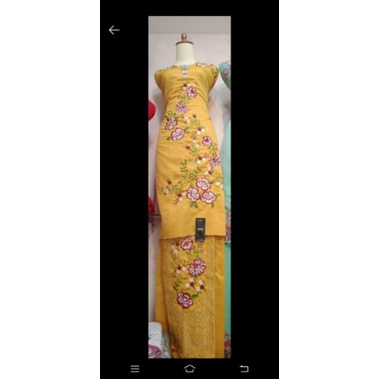 Baju kurung couple bordir Bukittinggi