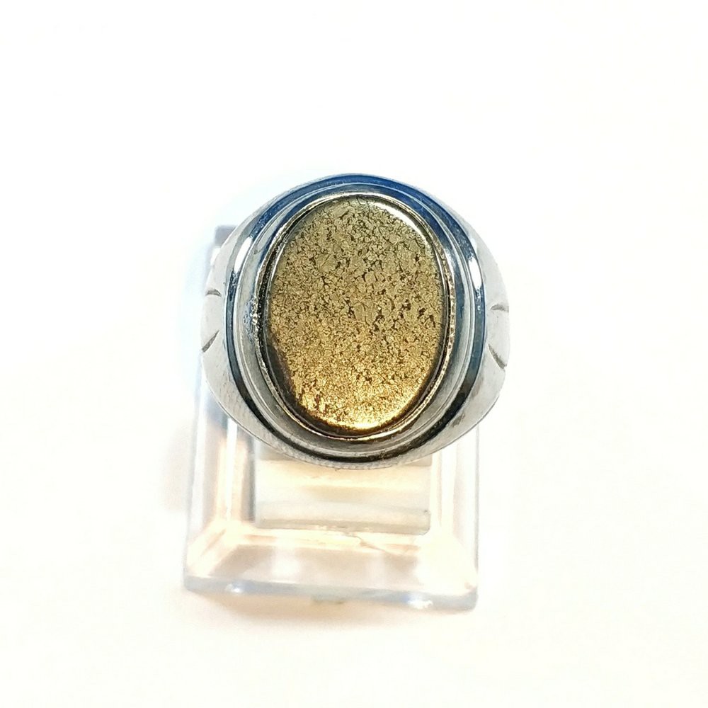 CINCIN BATU AKIK NATURAL GOLD PYRITE