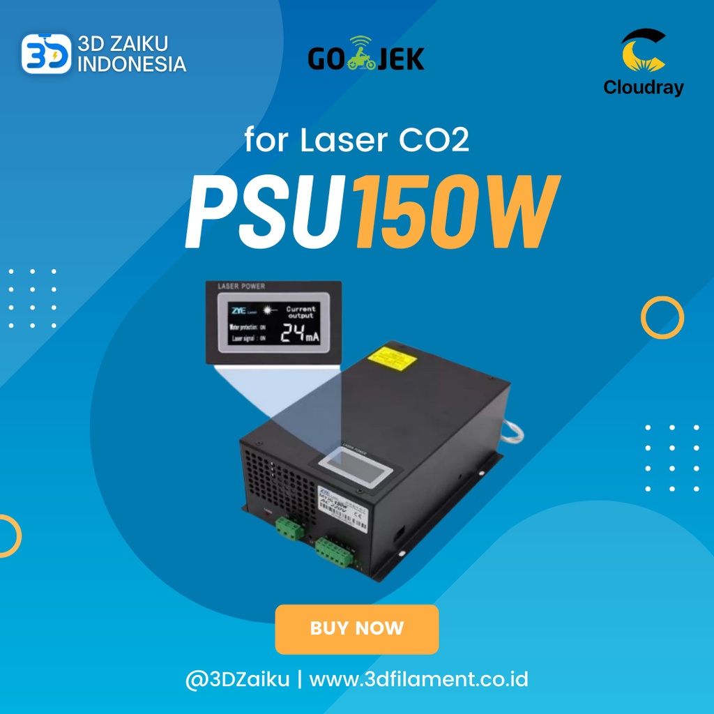 Zaiku Power Supply Unit for Laser CO2 150 Watt 150W Laser Machine