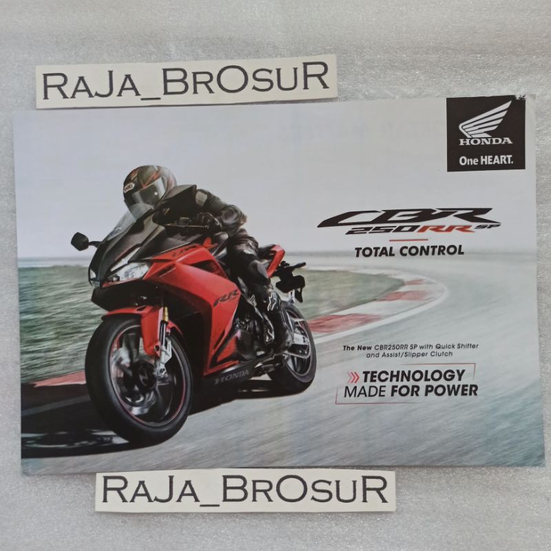 Poster brosur Honda CBR 250 RR SP