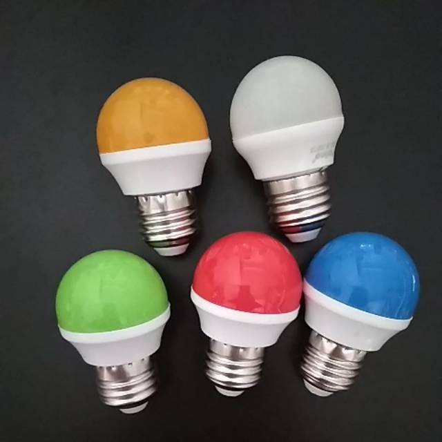 PIOLINE Lampu LED Warna 1 Watt E27