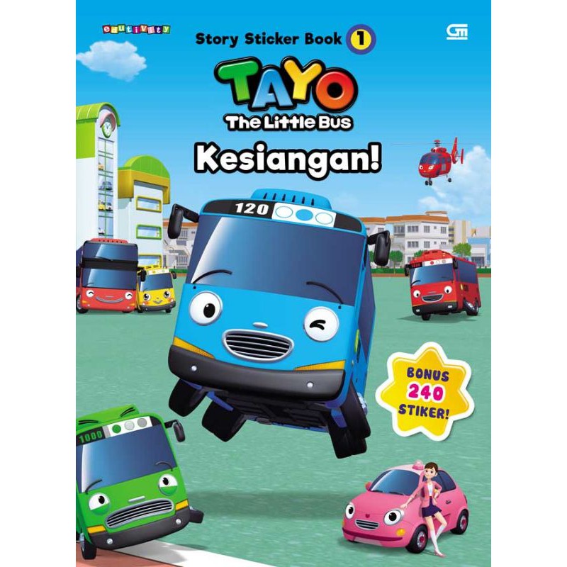

Buku Stiker Tayo | Tayo the Sticker Bus 1: Tayo The Little Bus: Kesiangan!