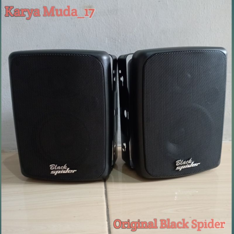 SPEAKER VOCAL MONITOR SPEAKER PASIF 4 INCH PLUS BRACKET SPKEKER DINDING GANTUNG MASJID CAFE