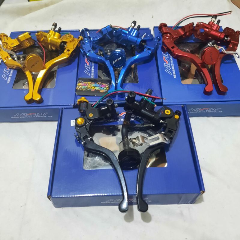 Handle Master Rem Nissin Full Cnc 1Set Kiri Kanan + Thailand Universal Bebek matic Pnp Vixion/ Satri