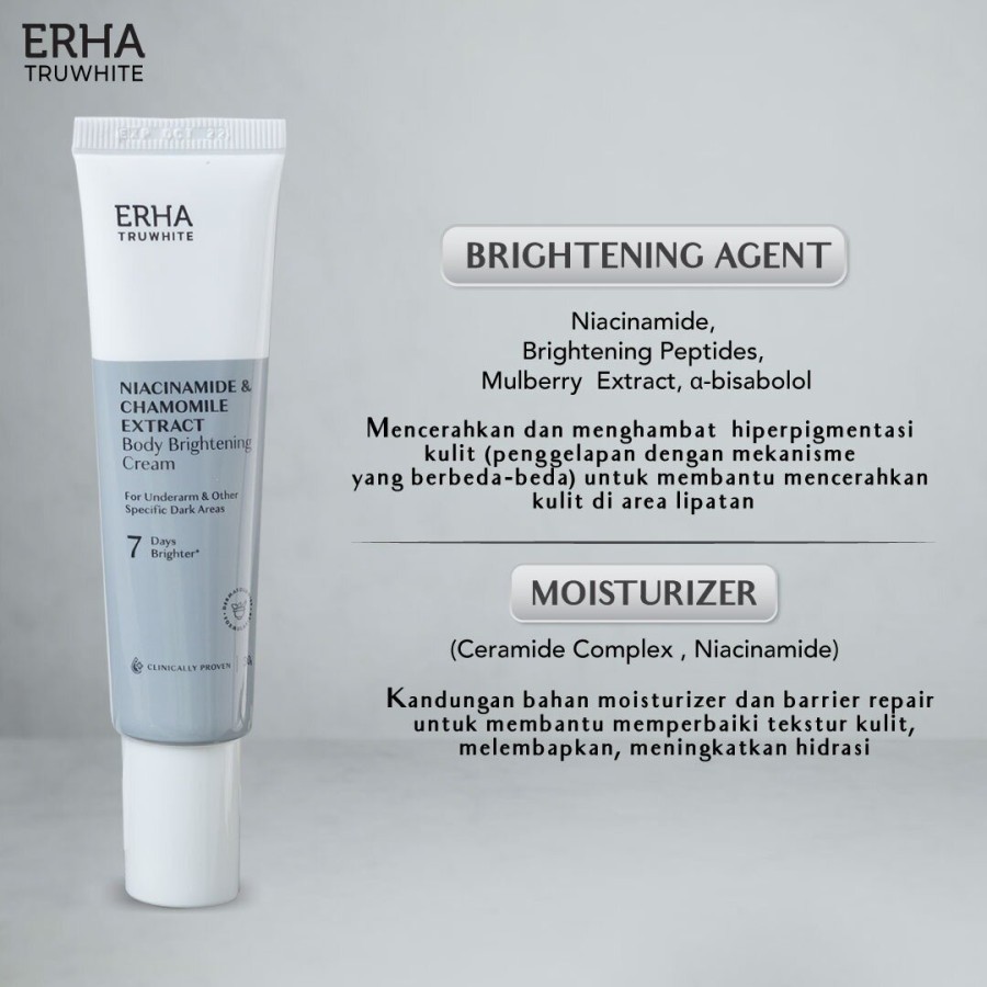 Erha truwhite body brightening cream 30g