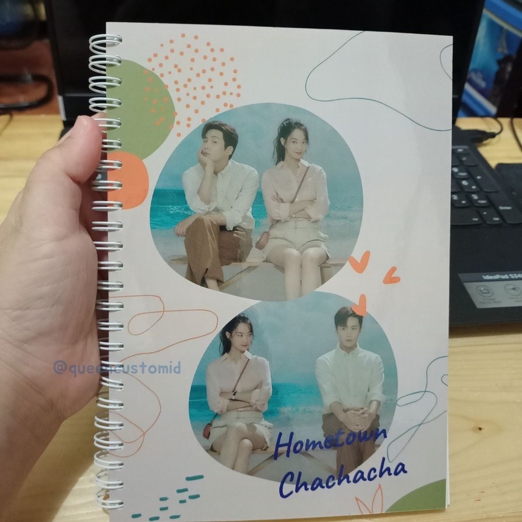 

Notebook Note Book Pocket Book Buku Jurnal Agenda Merchandise Hometown Chachacha Kpop Kdrama Spiral A5 Custom