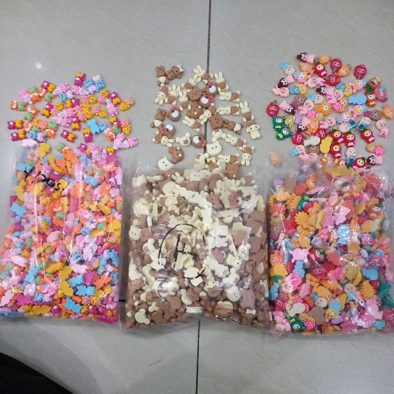 Clay resin karakter tempel/clay resin aksessorier