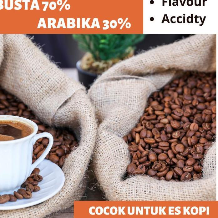 

[ORIGINAL]Kopi House Blend Espresso 1Kg | Robusta70% Arabika30% | Resep Es Kopi Kekinian