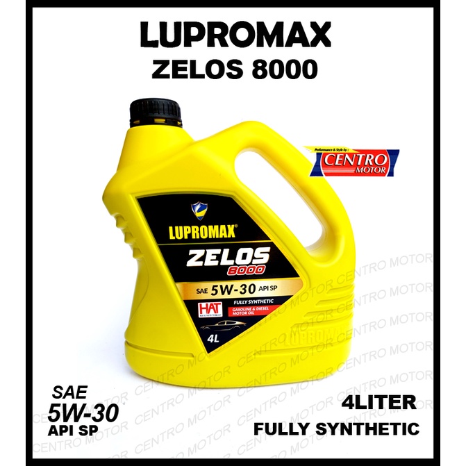 OLI LUPROMAX ZELOS 8000. SAE 5W-30. API SP. FULLY SYNTHETIC