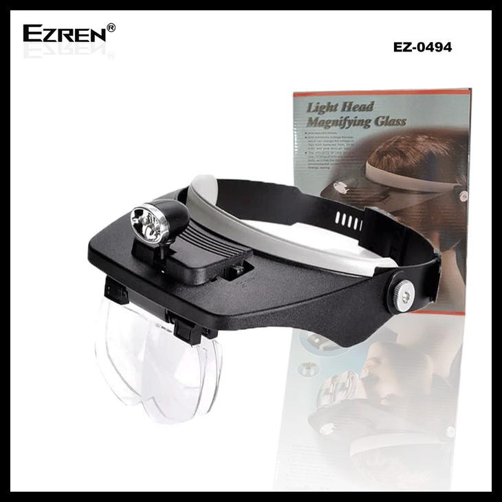 

EZREN EZ-0494 LIGHT HEAD MAGNIFYING GLASS KACA PEMBESAR MODEL TOPI LED KODE 126