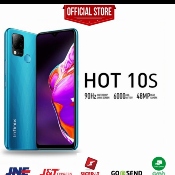 Infinix hot10s ram 6/128 resmi - Hijau