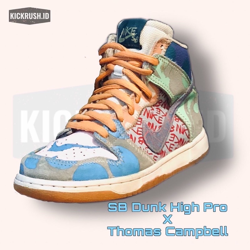 N*ke SB Dunk High Pro x Thomas Campbell
