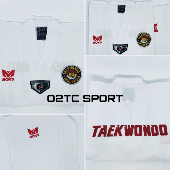 baju taekwondo dobok taekwondo moks young fighter original