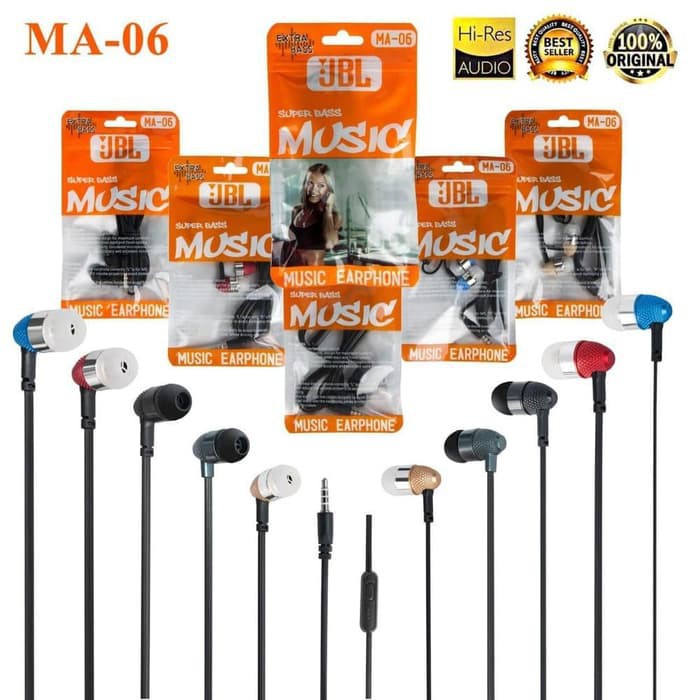 Handsfree Music Mic MA-06 Super Bass ACC - Random