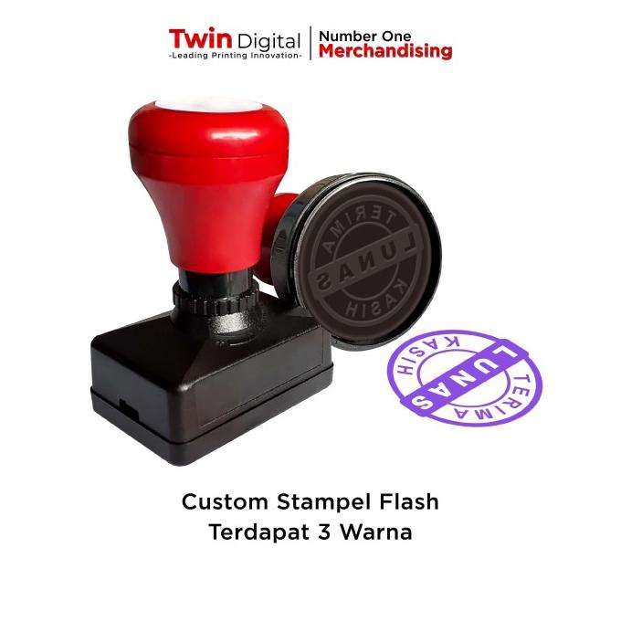

Cetak Stempel Flash - Stampel Flash 1 warna - stempel murah twindig11 Berkualitas