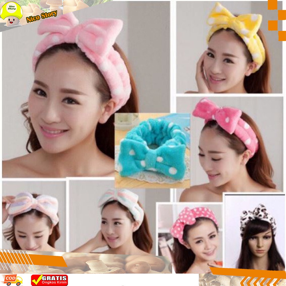 (NCS) COD BANDO PITA Headband Bandana Bando Mandi Pita