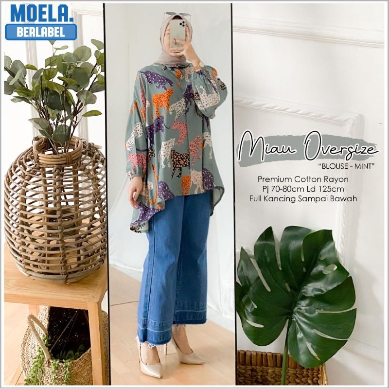 MIAU OVERSIZE BLOUSE BY MOELA