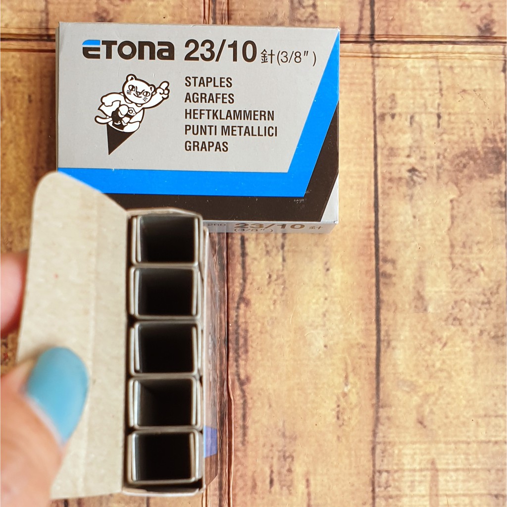 1Pack Kecil Isi Staples Etona 23/10 - Isi Staples Jilid Etona 2310