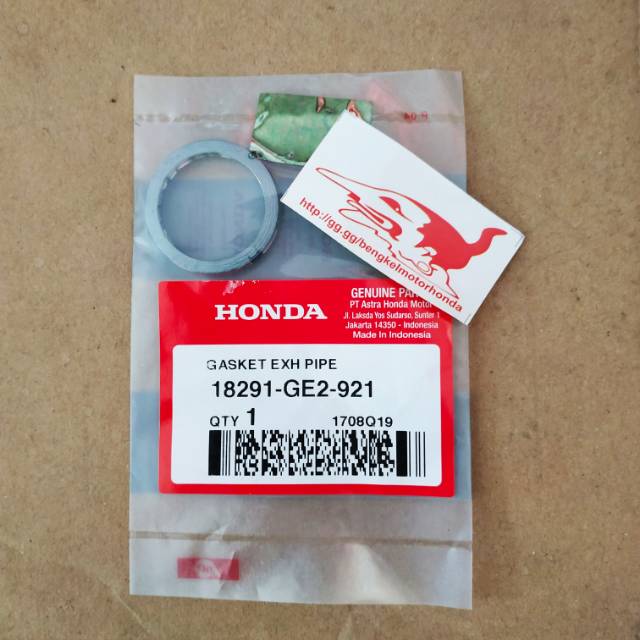 Gasket Exhaust Pipe Perpak Paking Knalpot ADV PCX 160 LED Vario 125 150 Ori AHM 18291GE2921