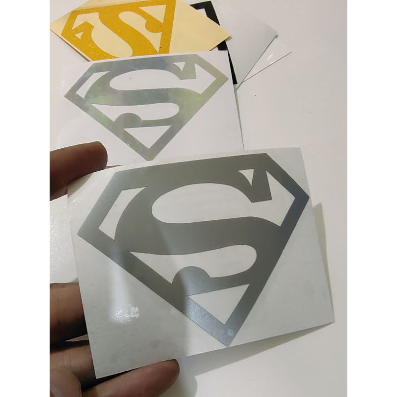 STICKER LOGO SUPERMAN CUTTING