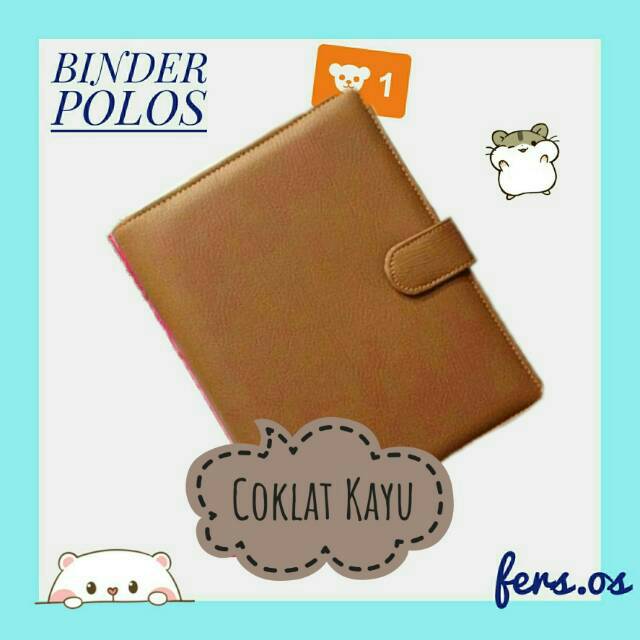 

Binder Coklat Polos