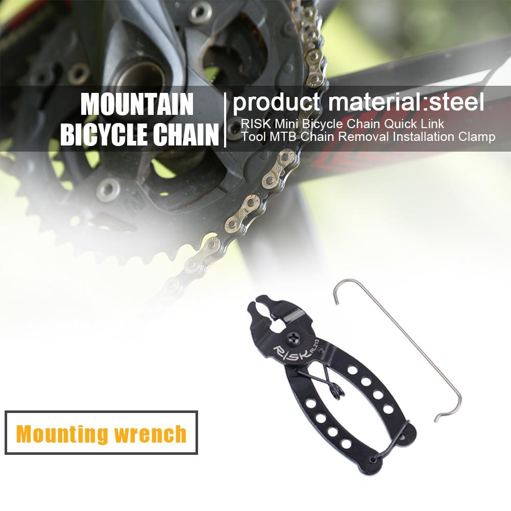 MOJITO RISK Bicycle Mini Chain Quick Link Tool MTB Bike Magic Buckle Removal Clamp