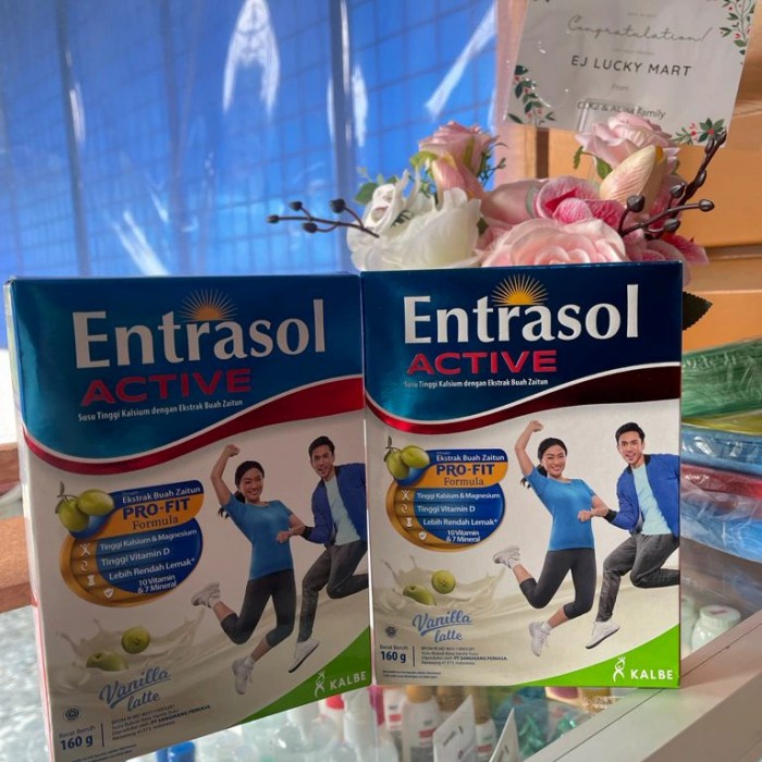 

entrasol active vanila latte 160gram