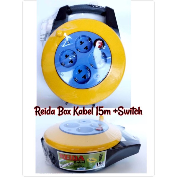 Reida Roll Kabel + Switch 15m