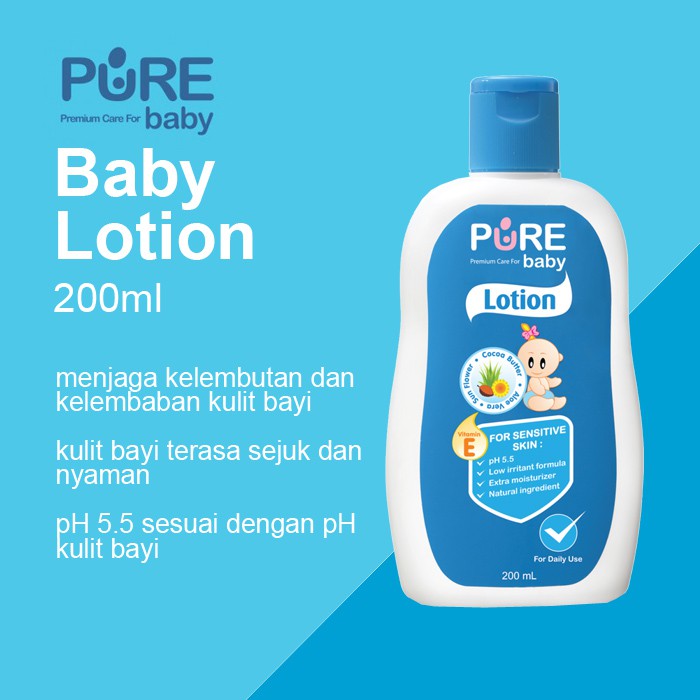 pure baby lotion