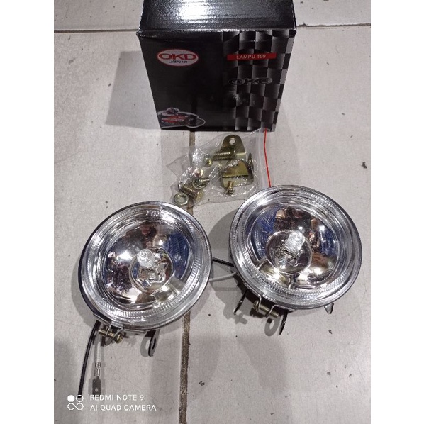 LAMPU TEMBAK / LAMPU SOROT / Fog lamp BULAT UNIVERSAL MOTOR MOBIL