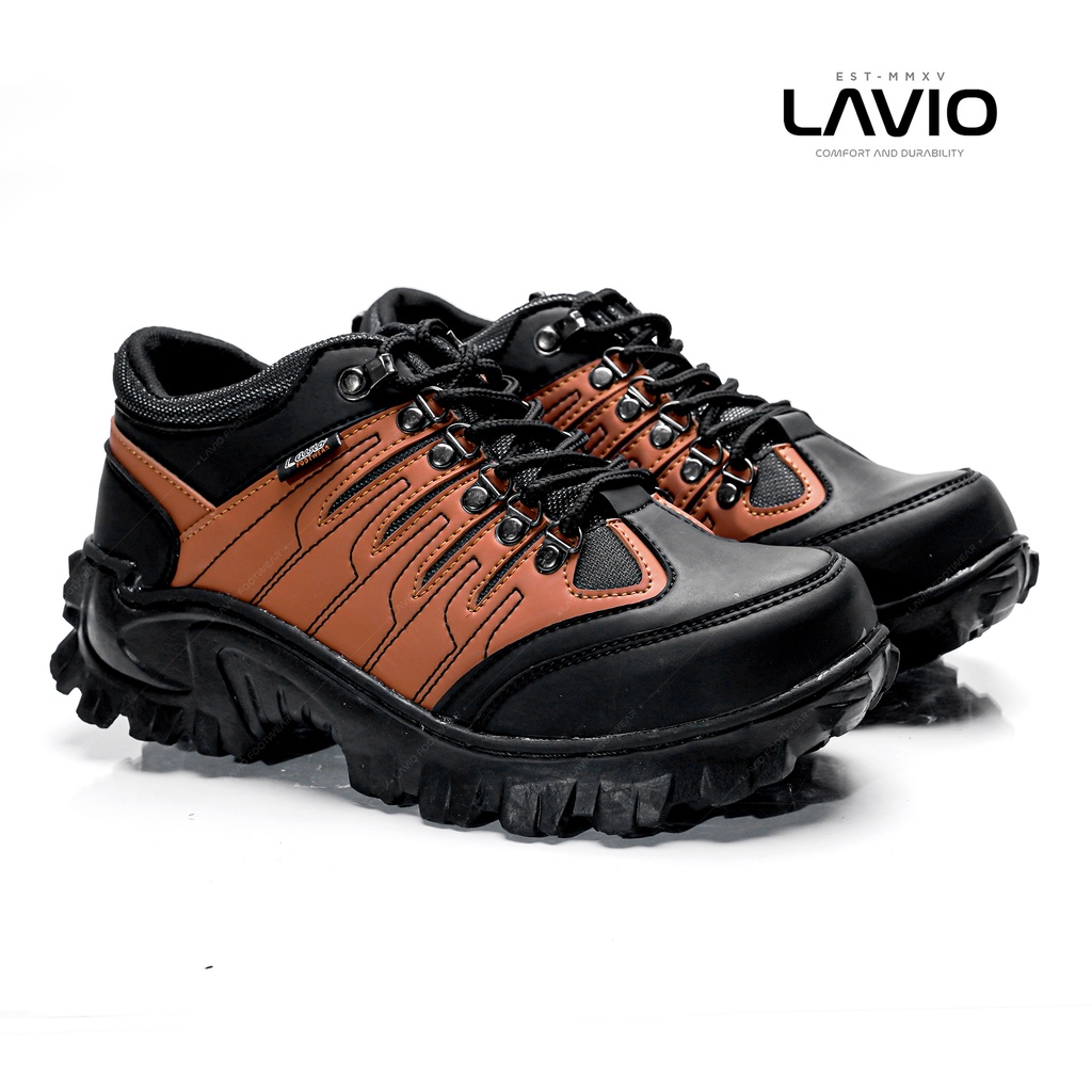 Sepatu Safety Pria Ujung Besi Berkualitas Original Lavio G22