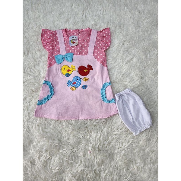 baju bayi perempuan dress baby girl jsv9