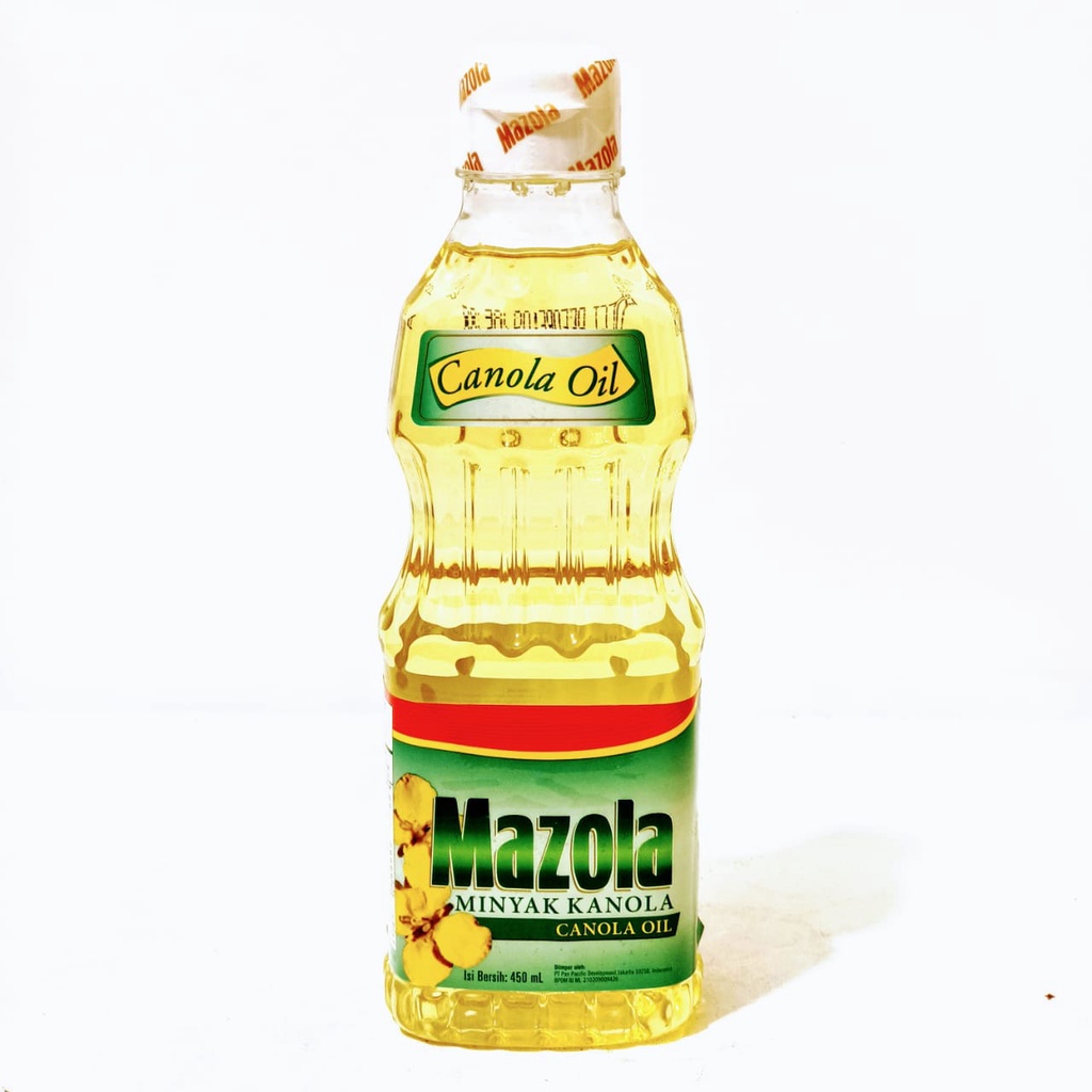

MAZOLA Canola Oil 450ml Minyak Kanola Lemak Tambahan Mpasi