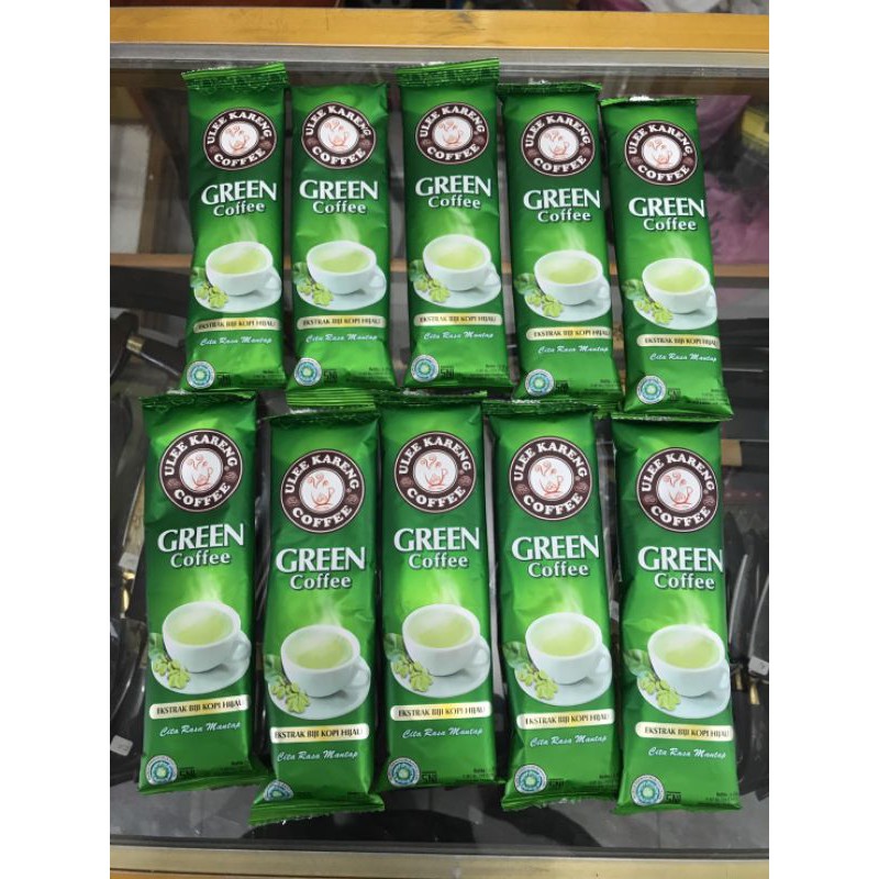 

Green kopi Ulee Kareng Aceh sachet 25gr