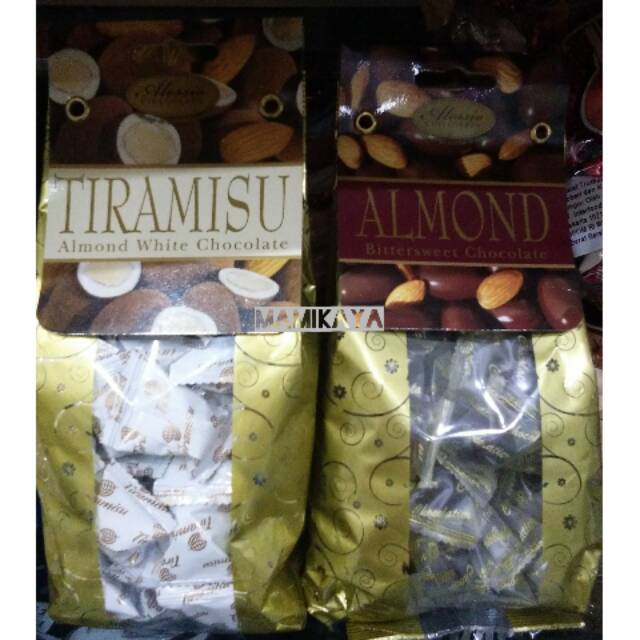 Jual Alessio Chocolate Tiramisu Almond 400grbag Malaysia Halal Shopee Indonesia 0096