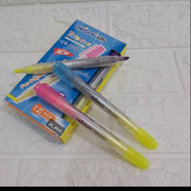 

Stabilo/ Highlighter 2 Mata Twin Head Chosch CS-2001