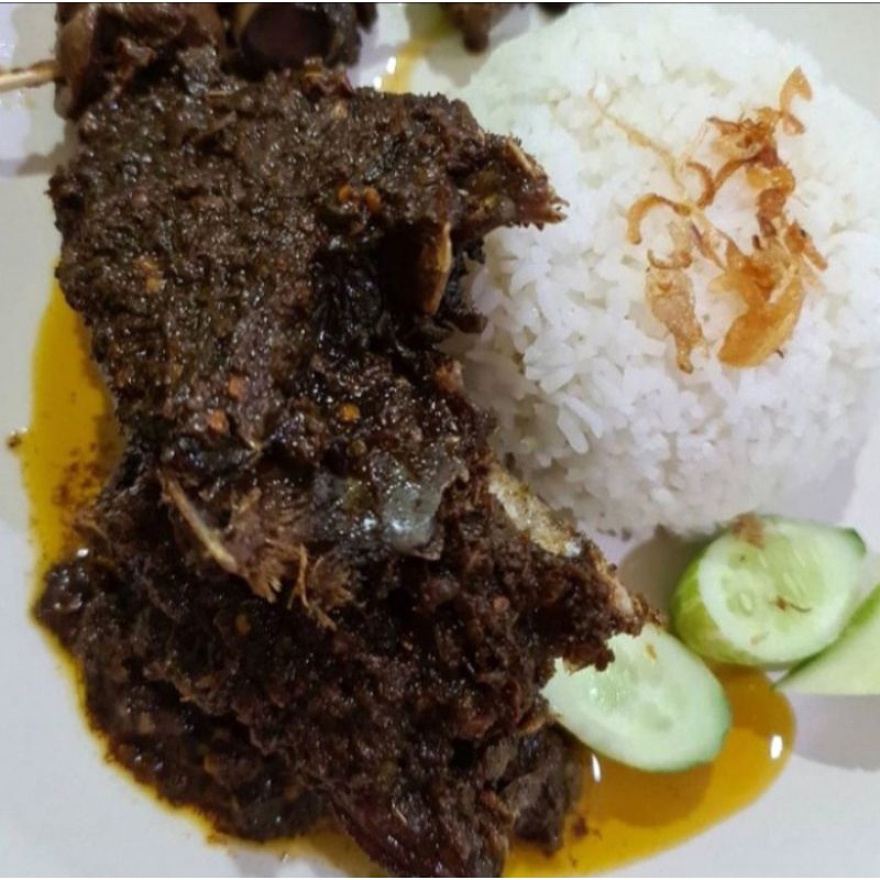 

nasi bebek madura bumbu hitam mak isa klender