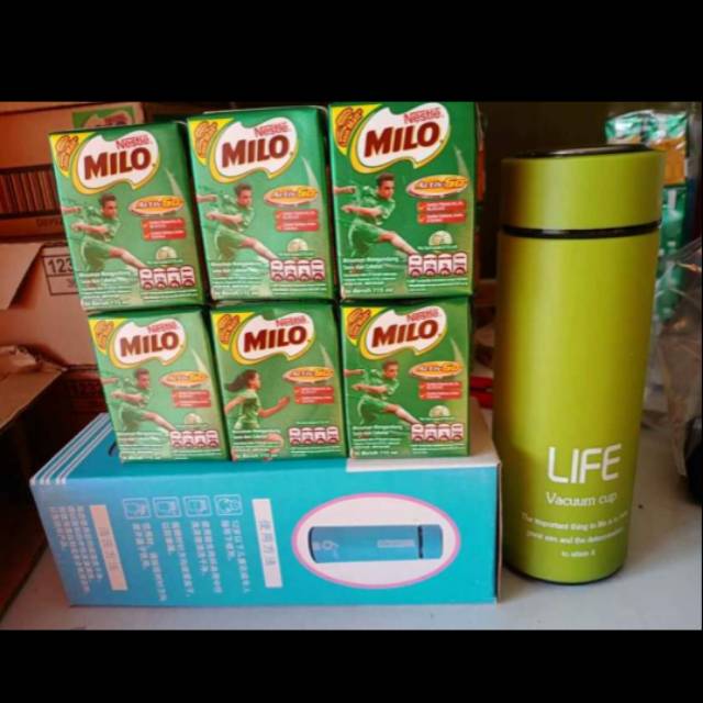 

Paket milo + thumbler kaca