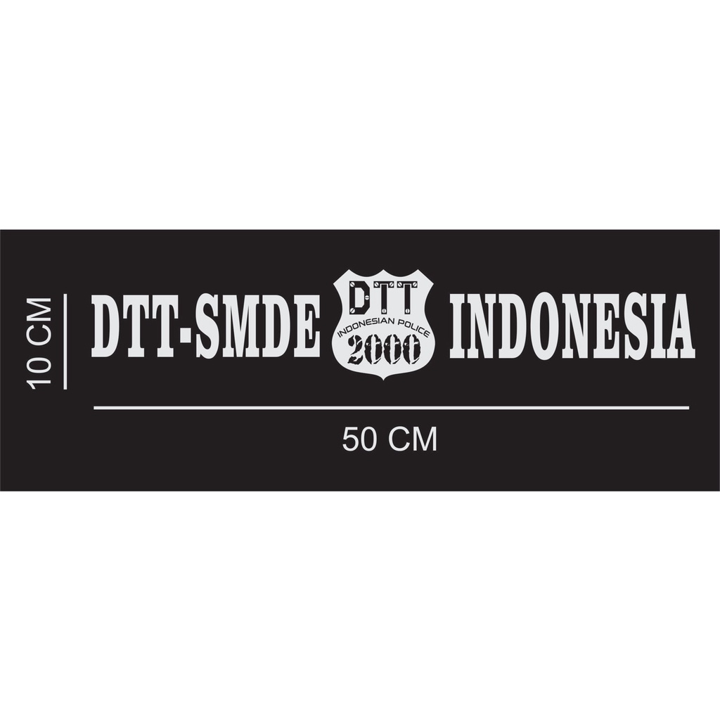 sticker DTT-SMDE INDONESIA